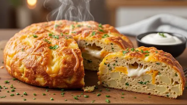 Potato Cheese Bread Tanpa Oven dan Ragi