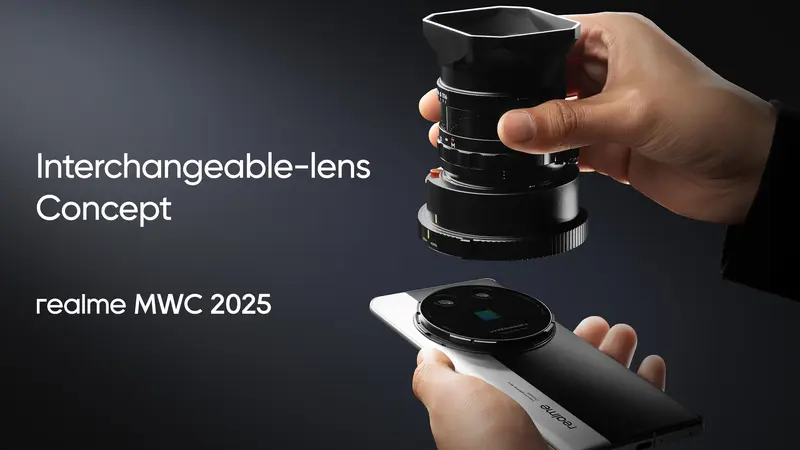 Realme Pamer Smartphone Konsep dengan Lensa Kamera Modular di MWC 2025 - Tekno Liputan6.com