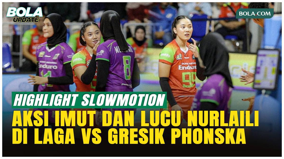 Lucu dan Imut! Slowmotion Aksi Nurlaili Kusuma vs Phonska Plus di Proliga 2026