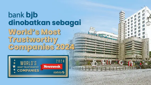 Top! bank bjb Dinobatkan Jadi World\’s Most Trustworthy Companies 2023 Versi Newsweek