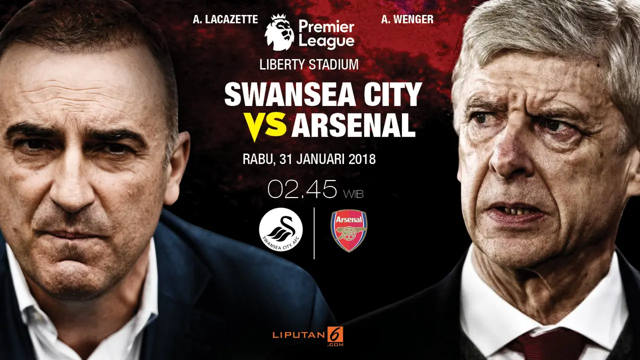 Prediksi Swansea City Vs  Arsenal