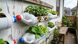 Cara Menyulap Sampah Plastik Rumah Tangga Menjadi Kebun Sayur Mini, Estetik Hemat Lahan