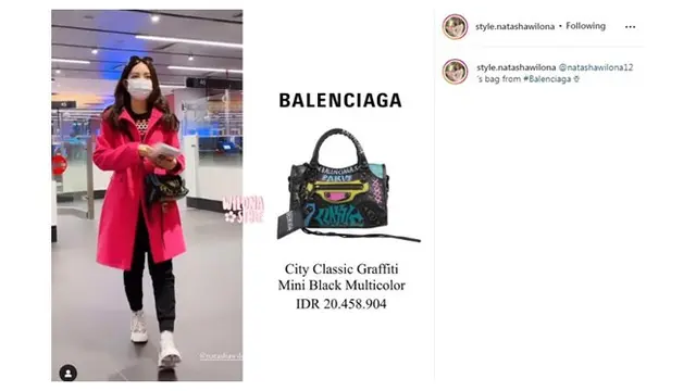 10 Koleksi Tas Mewah Natasha Wilona, Ditaksir Capai Ratusan Juta Rupiah