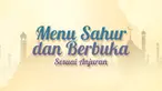 Dalam menghadapi bulan suci Radamadan asupan sahur dan berbuka tentu menjadi hal penting. Ada beberapa tips yang bisa kamu ikuti untuk menu sahur dan berbuka di puasa tahun ini.