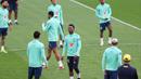 Spanyol mengadakan pertandingan persahabatan melawan Brasil di Santiago Bernabeu. (Pierre-Philippe MARCOU/AFP)