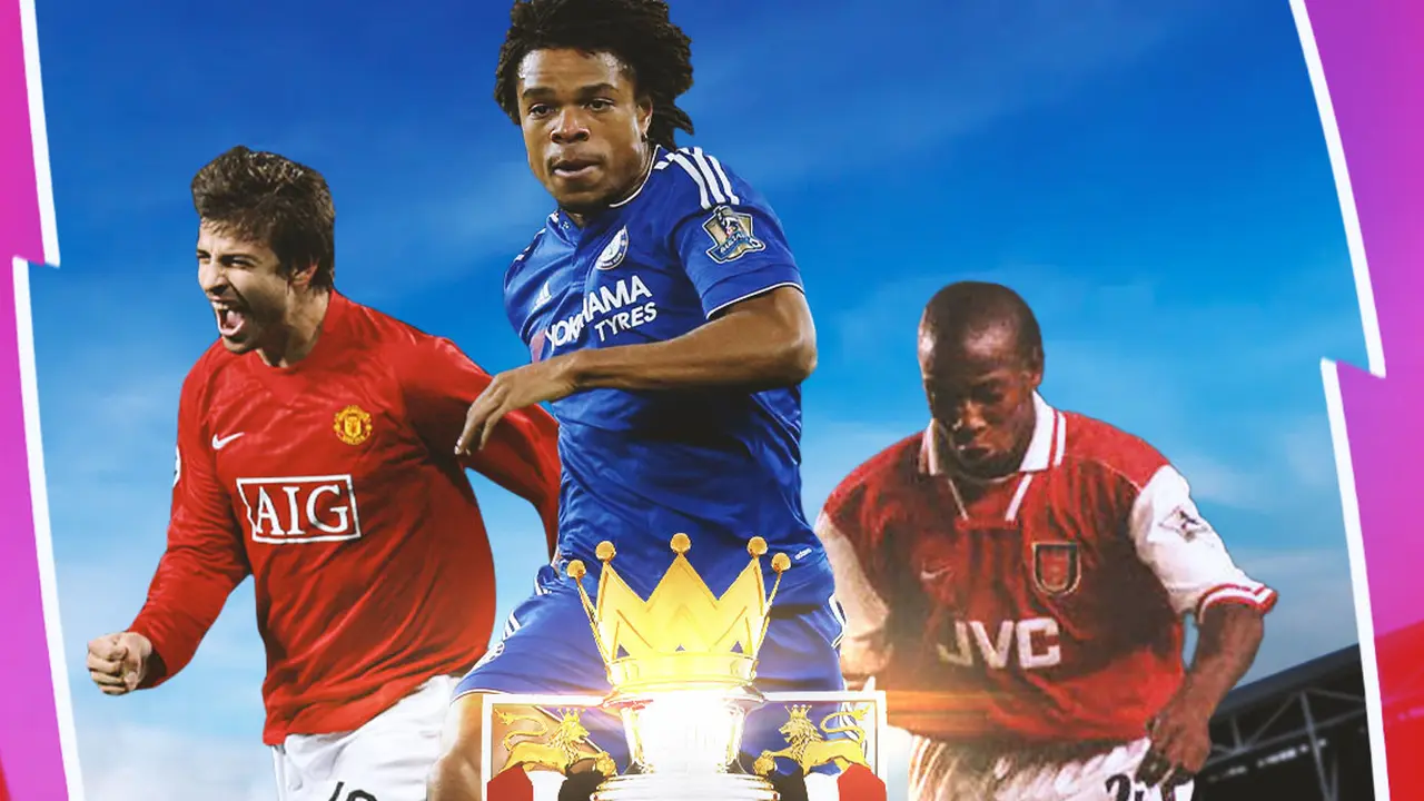 Liga Inggris - Ilustrasi Trofi Premier League, Gerard Pique, Loic Remy, Luis Boa Morte