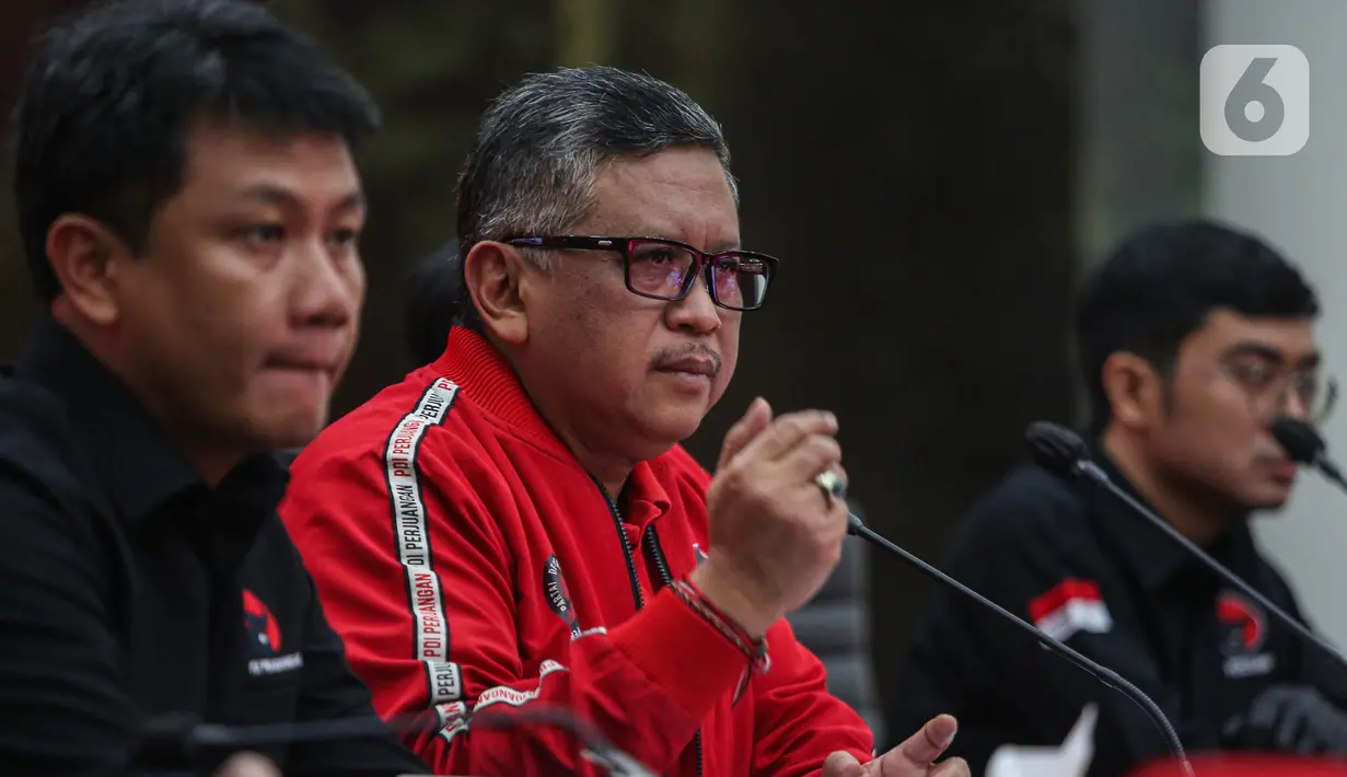 Sementara, Rakernas ke-V PDIP mengusung tema Satyam Eva Jayate atau Kebenaran Pasti Menang. (Liputan6.com/Angga Yuniar)