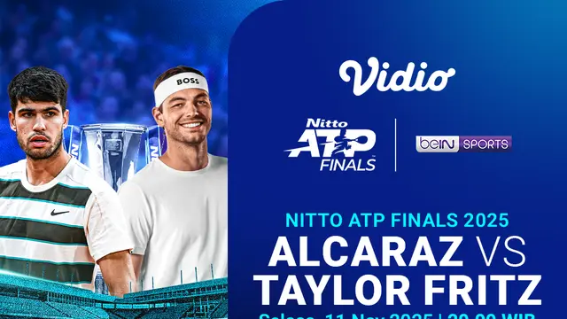 Saksikan Nitto ATP Finals 2025 di Vidio. (dok. vidio.com)