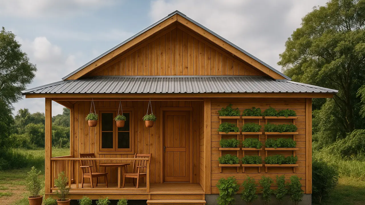 7 Model Rumah Kayu Minimalis di Kampung dengan Kebun Mini, Cocok Buat Quality Time Keluarga