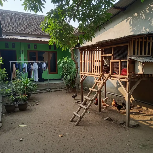 6 Posisi Kandang Ayam yang Tidak Kena Panas Langsung, Produktivitas Optimal