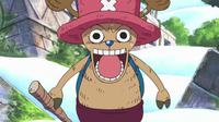 Karakter Tony Tony Chopper di anime One Piece episode Numa no Shiren! Chopper VS Shinkan Gedatsu!! (Via IMDb)