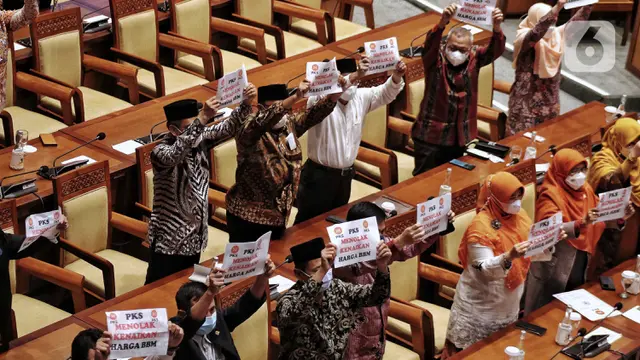 Momen PKS Walk Out Saat Paripurna, Tolak Kenaikan BBM