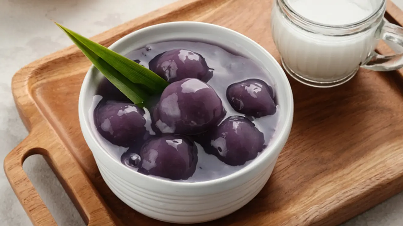bubur candil ubi ungu