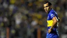 Striker Boca Juniors asal Argentina, Carlos Tevez. (AFP/Alejandro Pagni)