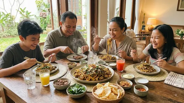 Resep Fettuccine Bumbu Bebek