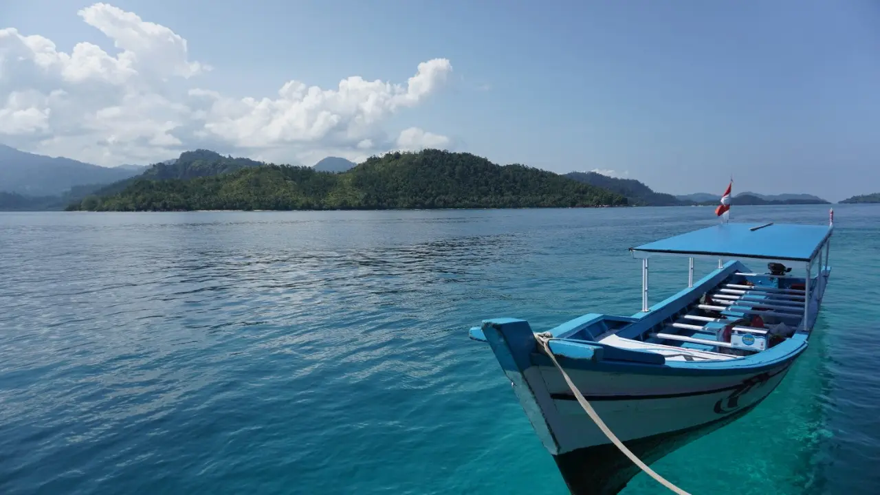 Pesona Pulau Sirandah Kota Padang. (Liputan6.com/ Novia Harlina)