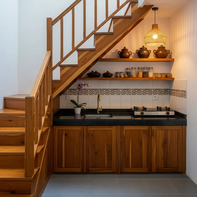 9 Model Dapur Kecil Bawah Tangga, Solusi Cerdas Maksimalkan Ruang Minimalis