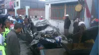 Kecelakaan maut di Bukittinggi. (Liputan6.com/ Surya Purnama)