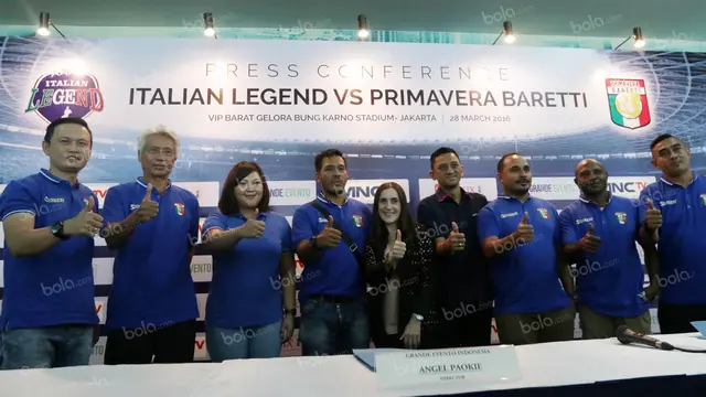Press Conference Italian Legenda vs Primavera Baretti