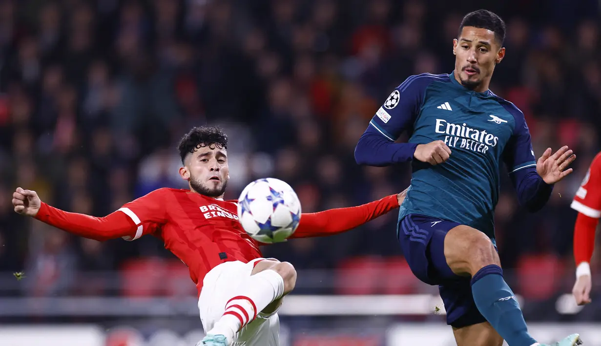 Berkat hasil ini, Arsenal mengakhiri penyisihan grup sebagai juara Grup B dengan poin 13. (KENZO TRIBOUILLARD / AFP)