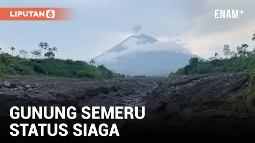 VIDEO: Aktivitas Vulkanik Meningkat, BPBD Himbau Warga Jauhi Zona Merah Gunung Semeru