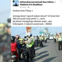 Netizen menggunakan tagar dan meme Cirebon Kota Tilang buat mengkritik kinerja polisi. 