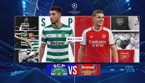 Leg 1 Peremppat Final Liga Champions, Sporting Vs Arsenal. (Gemini/Gregah Nurikhsani/Bola.com)