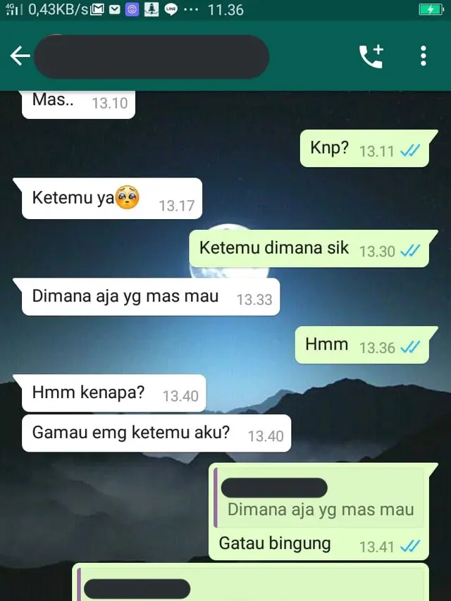 6 Chat Cewek Hubungi Teman Cowok di Belakang Pacar Ini Bikin Geleng Kepala