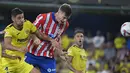 Beruntung, Atletico mampu membayar kesalahan itu dan mencetak gol penyeimbang lagi di menit 45+5 lewat Alexander Sorloth. (JOSE JORDAN / AFP)