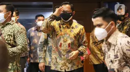 Menteri Dalam Negeri (Mendagri) Tito Karnavian tiba untuk menghadiri rapat dengar pendapat (RDP) dengan Komisi II di gedung DPR RI, Jakarta, Selasa (19/1/2021). Rapat tersebut membahas evaluasi pelaksanaan pemilihan kepala daerah (Pilkada) 2020 pada 9 Desember  lalu. (Liputan6.com/Angga Yuniar)