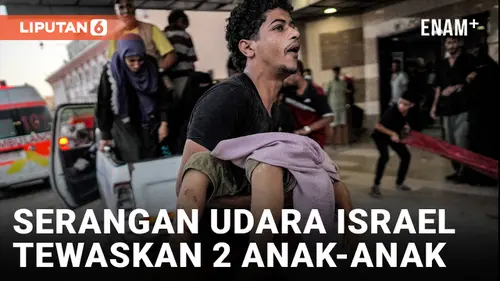 VIDEO: Serangan Udara Israel Tewaskan 6 Orang, Termasuk 2 Anak-Anak di Gaza Tengah