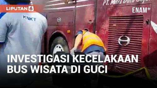 VIDEO: KNKT Investigasi Kecelakaan Bus Wisata di Guci, Benarkah karena Hand Break Ditarik Anak-Anak?