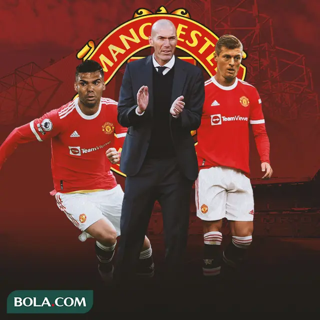 Manchester United - Casemiro, Zinedine Zidane, Toni Kroos