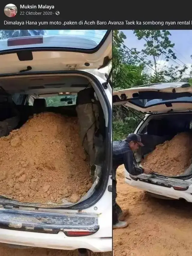 10 Potret Nyeleneh Isi Bagasi Mobil Ini Bikin Geleng Kepala