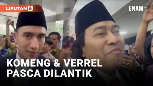 VIDEO: Komeng dan Verrel Bramasta Diserbu Fans Usai Dilantik