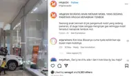 Anak Kecil Injak Pedal Gas Mobil Listrik Chery yang Lagi Dipajang di Pameran Sampai Tabrak Dinding Toko di Mall (@infojkt24)