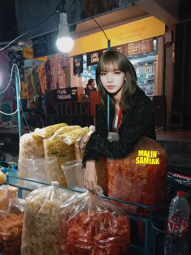 6 Editan Foto Seleb Jika Jualan Kerupuk Ini Bikin Ketawa Geli