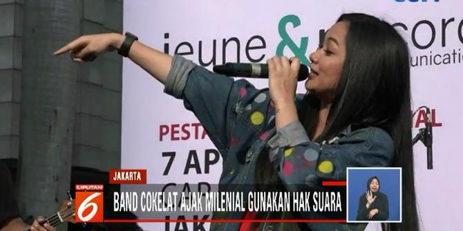 Band Cokelat Ajak Kaum Milenial untuk Tidak Golput