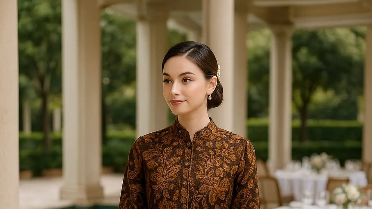 Inspirasi Model Tunik Batik Setelan Rok yang Simpel Tapi Mewah