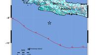 Gempa M 6,5 barat daya Garut, Jawa Barat, Sabtu (27/4/2024), pukul 23:29:47 WIB. (Foto: BMKG)
