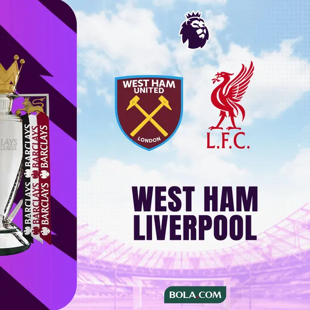 Liga Inggris - West Ham Vs Liverpool