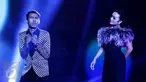 Cemen SUCA saat satu panggung dengan Zaskia Gotik di Infotainment Awards 2016, Jakarta, Jumat (22/1/2016). Aksi Cemen dan Zaskia Gotik mampu menghibur penonton Infotainment Awards 2016. (Liputan6.com/Gempur M Surya)