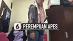 Nasib apes dialami oleh seorang perempuan ini ketika membuat konten narasi di kamarnya.