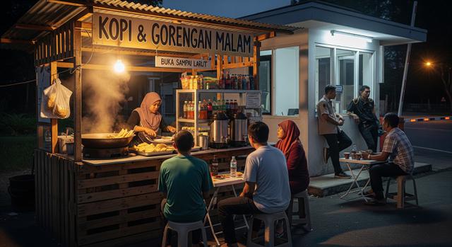 2. Warung Kopi atau Minuman Kekinian