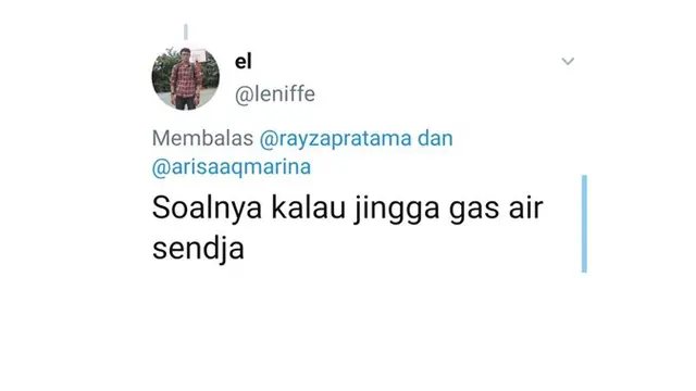 6 Pelesetan Gas Air Mata ala Warganet Ini Bikin Ketawa Geli
