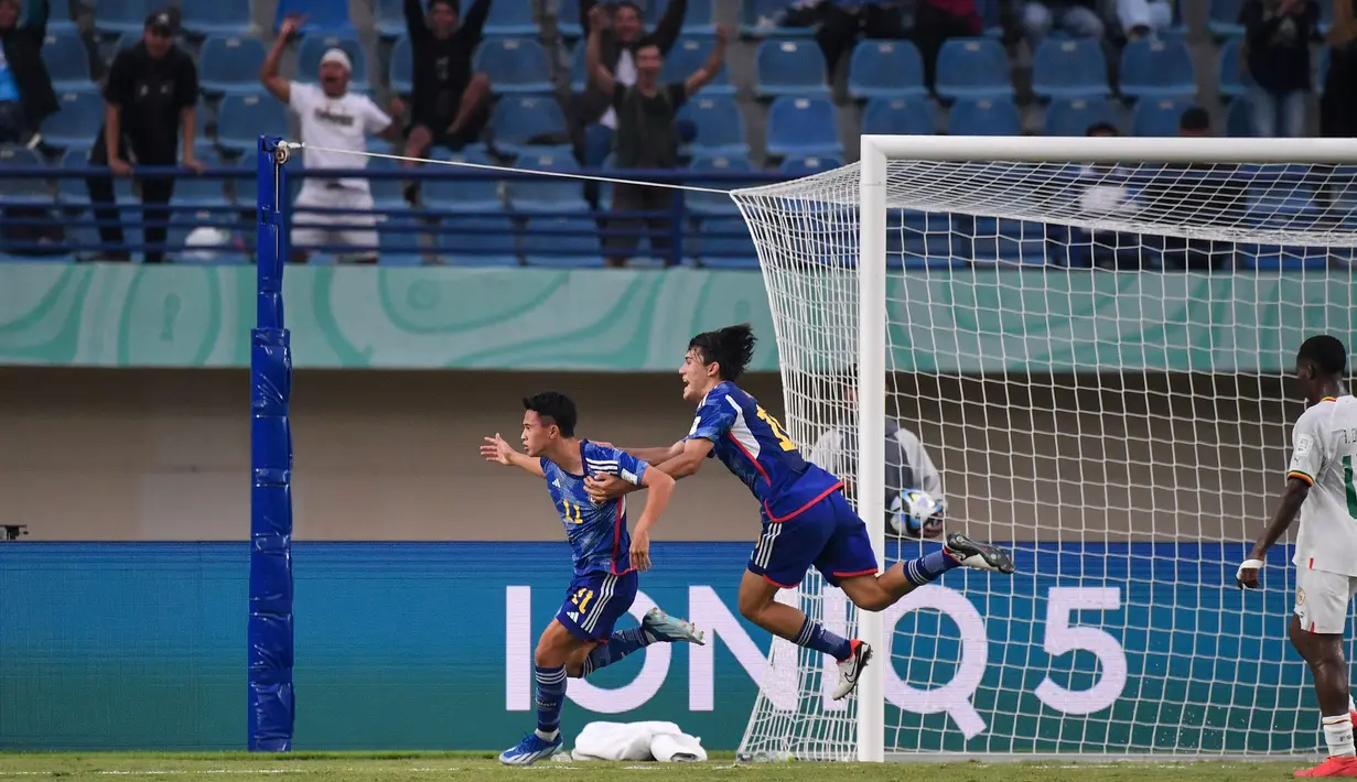 Dua gol yang dicetak Rento Takaoka mengantarkan Jepang ke babak 16 besar Piala Dunia U-17 2023. (Doc. LOC WCU17/SBN)