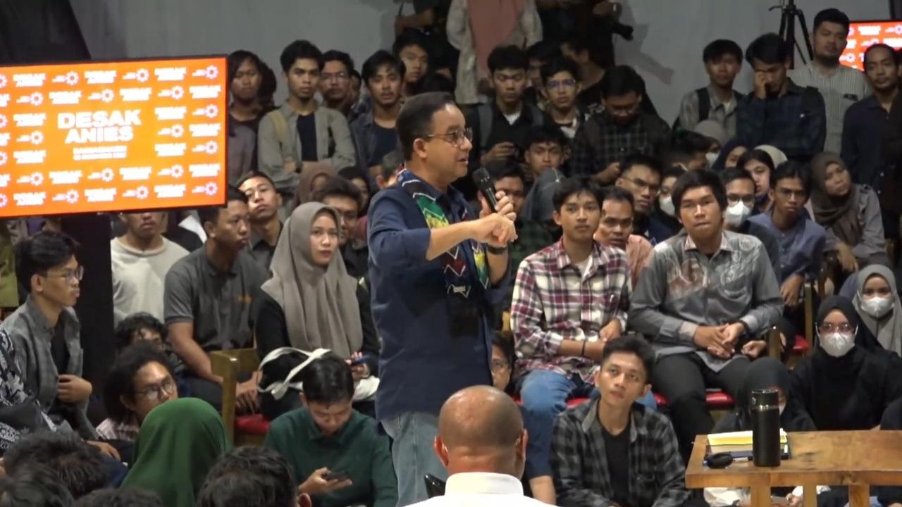 Calon presiden (capres) nomor urut satu, Anies Baswedan