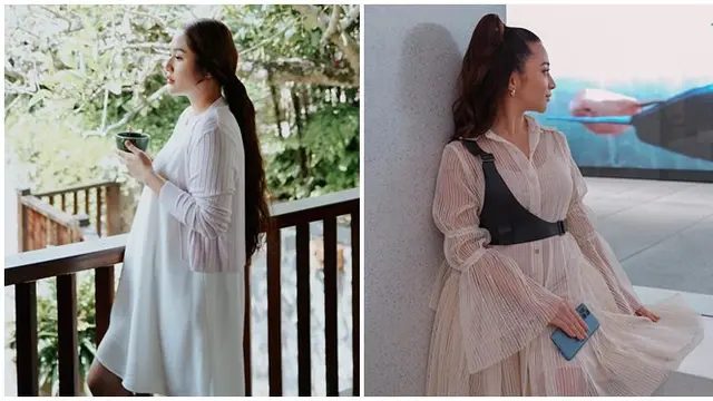Hamil Anak Pertama, Ini 5 Beda Gaya Nikita Willy dan Siti Badriah Pamer Baby Bump