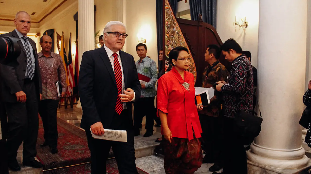 Menteri Luar Negeri Retno LP Marsudi Terima Kunjungan Menlu Jerman