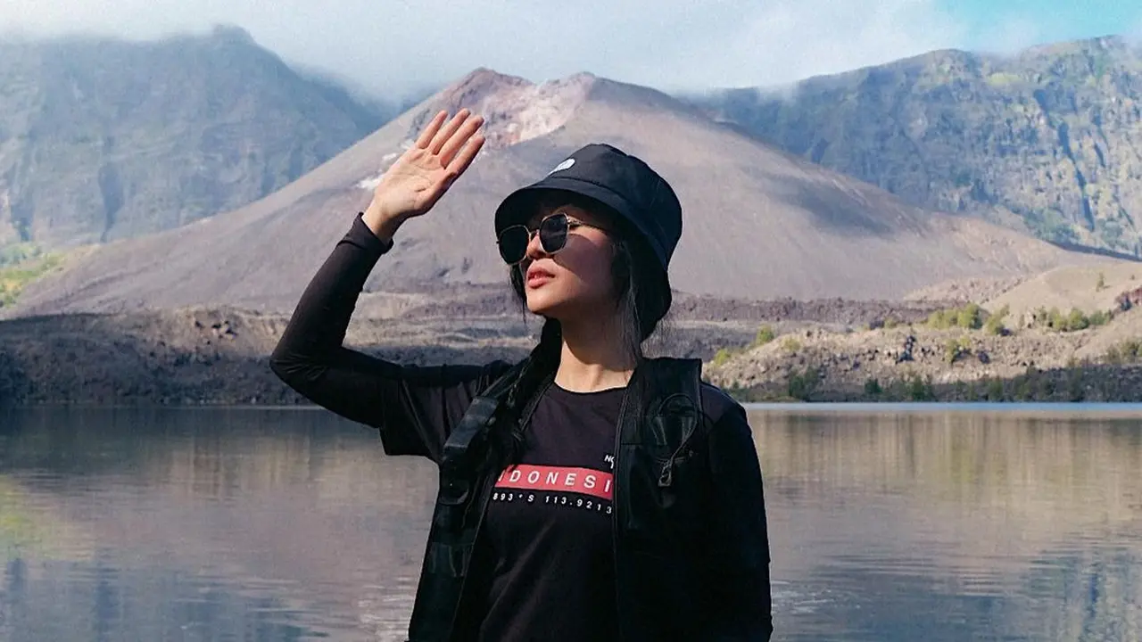 Febby Rastanty mancing di gunung (Instagram/febbyrastanty)